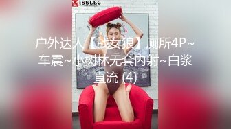 户外达人【战女狼】厕所4P~车震~小树林无套内射~白浆直流 (4)