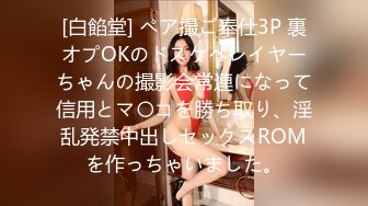 [白餡堂] ペア撮ご奉仕3P 裏オプOKのドスケベレイヤーちゃんの撮影会常連になって信用とマ〇コを勝ち取り、淫乱発禁中出しセックスROMを作っちゃいました。