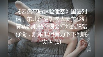 《云盘高质露脸泄密》国语对话，东北淫荡饥渴人妻美少妇真实约啪被个很会打炮的肥猪仔肏，频率低但有力下下到底尖叫 (1)